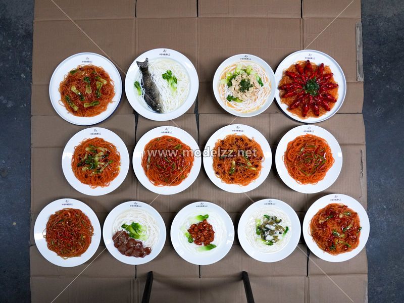 Rice Noodle Resin Plastic Food Models 
