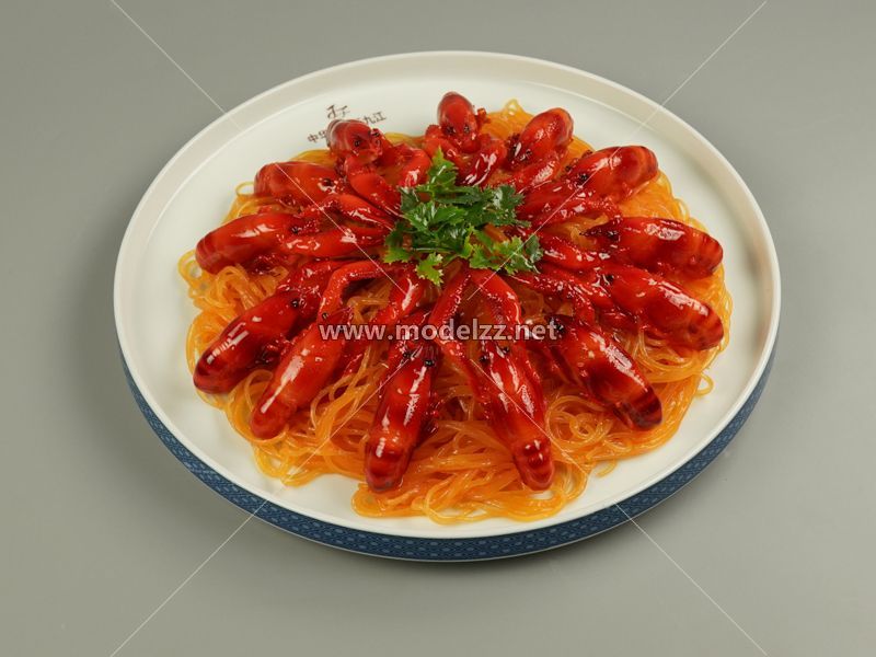 chicken lobster Rice Noodle Simulation Food Model