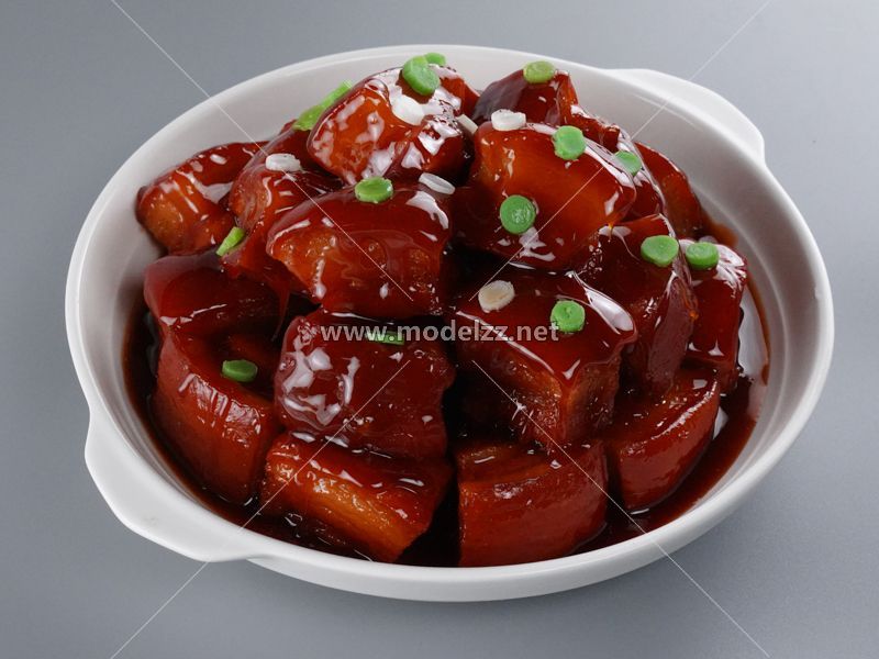 Stewed Pork With Brown Sauce Plastic Food Models
