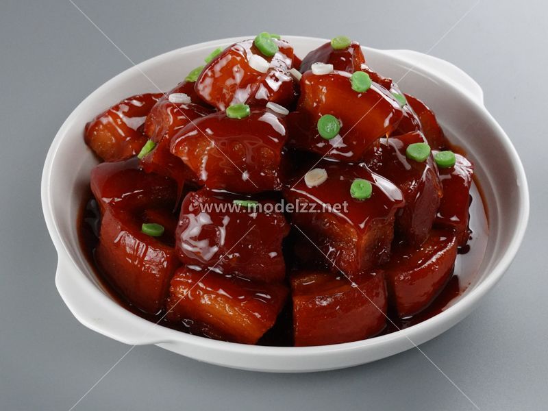 Stewed Pork With Brown Sauce Plastic Food Models
