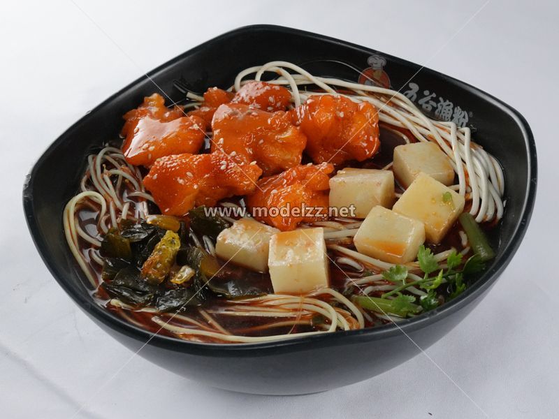 Fish Meal and Noodle Plastic Food Models