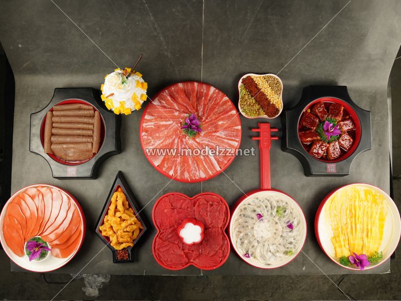 Hot Pot Plastic Food Models