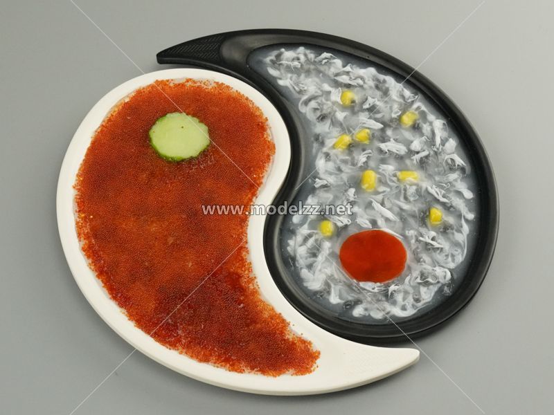 Hot Pot Plastic Food Models