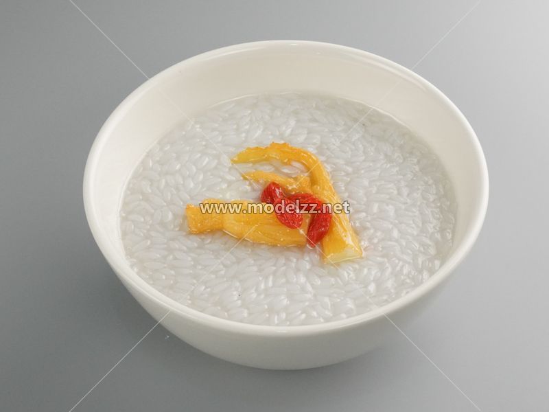 Porridge Imitation Simulation Food Model