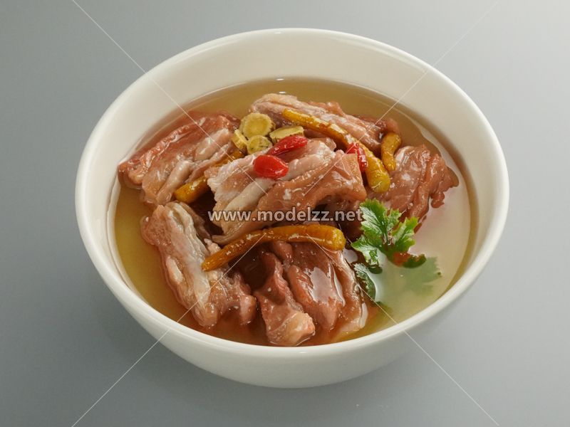 Porridge Imitation Simulation Food Model
