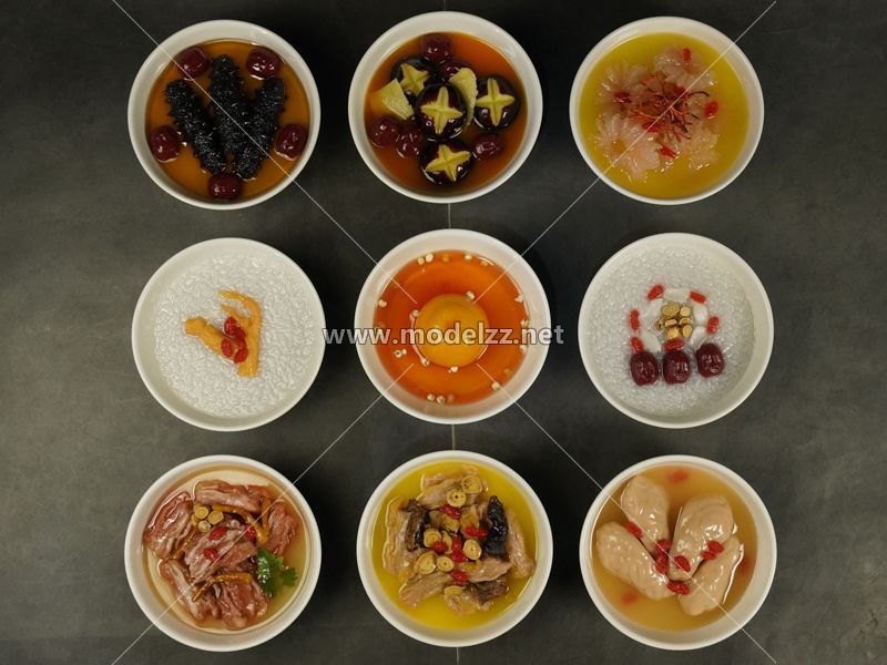 Porridge Soup Imitation Simulation Food Model