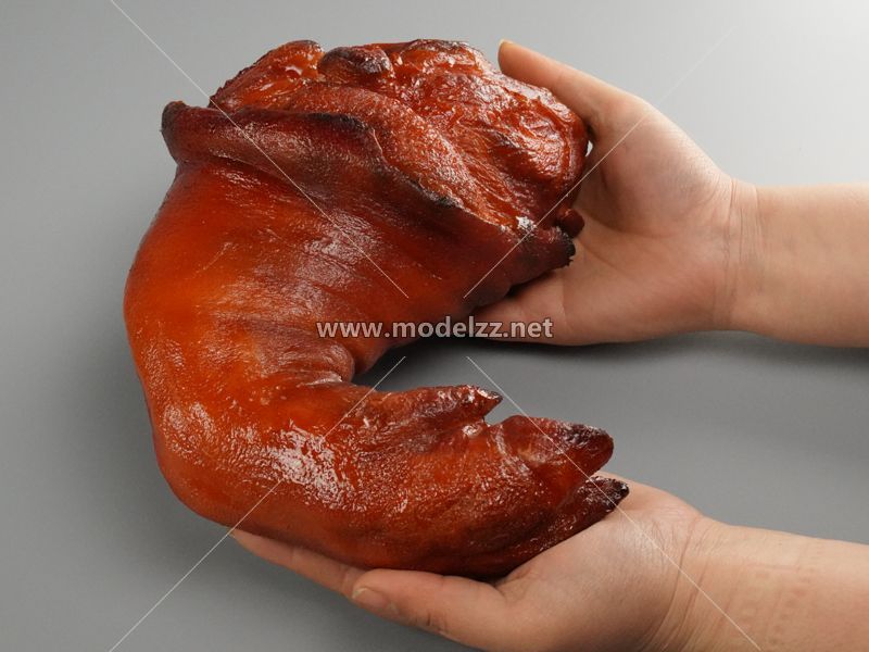 Vivid Pork Leg Simulation Food Model 
