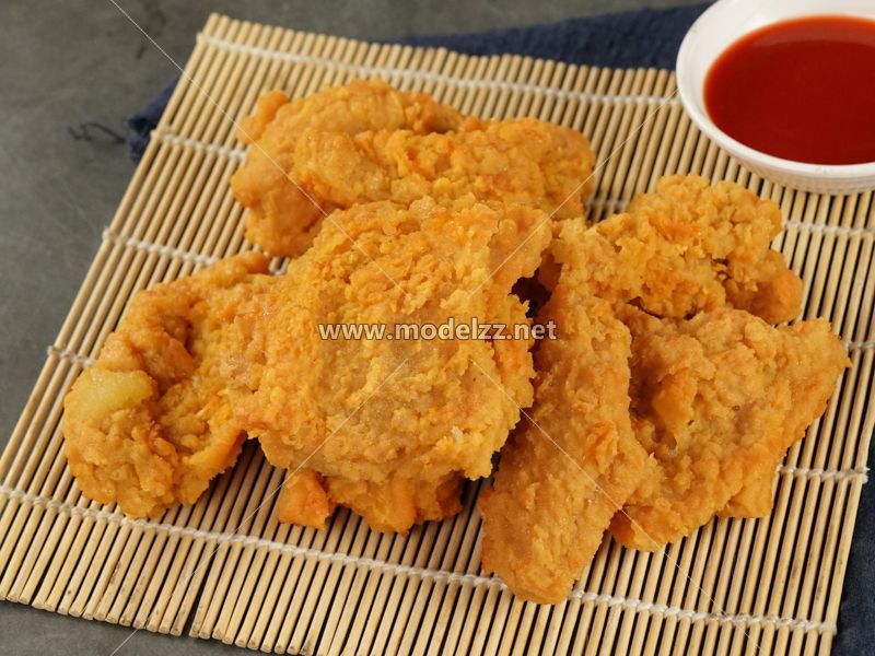 Chicken Nugget Simulation Food Model