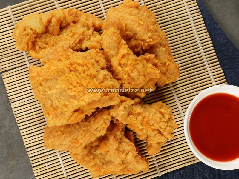 Chicken Nugget Simulation Food Model