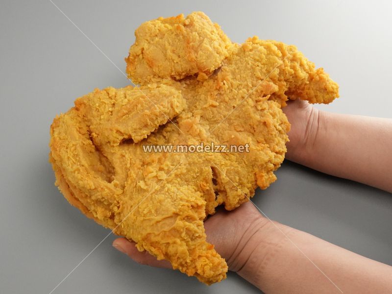 Chicken Cutlet Simulation Food Model