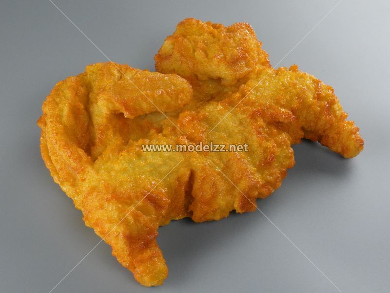 Chicken Cutlet Simulation Food Model