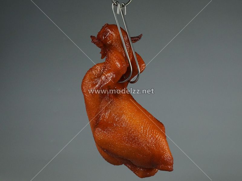 Traditional Food Braised Chicken Simulation Food Model