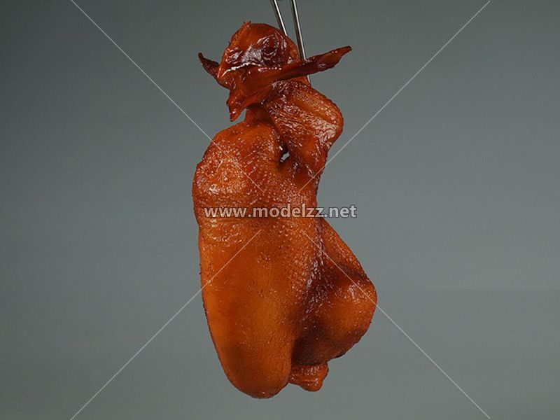 Traditional Food Braised Chicken Simulation Food Model