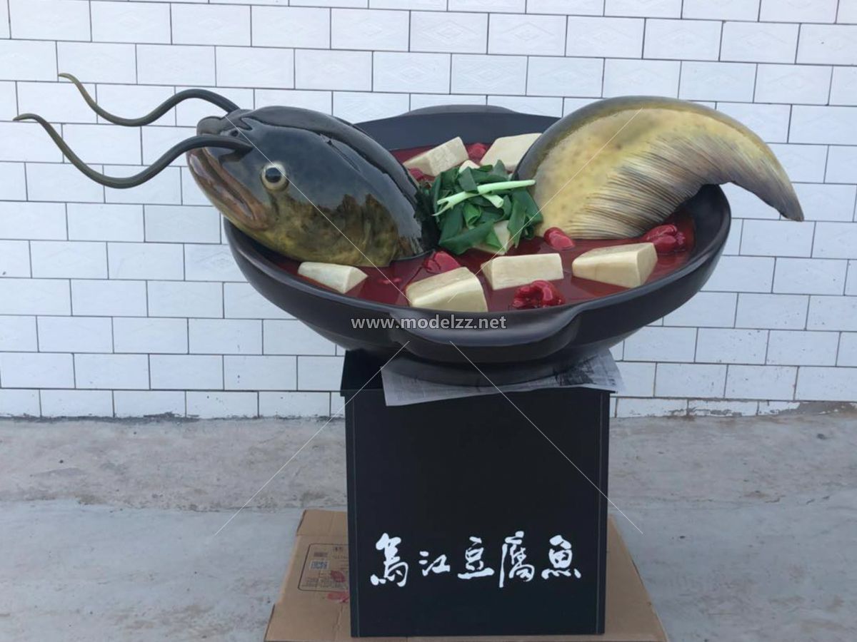 Fish Pot Imitation Food Plastic Food Models