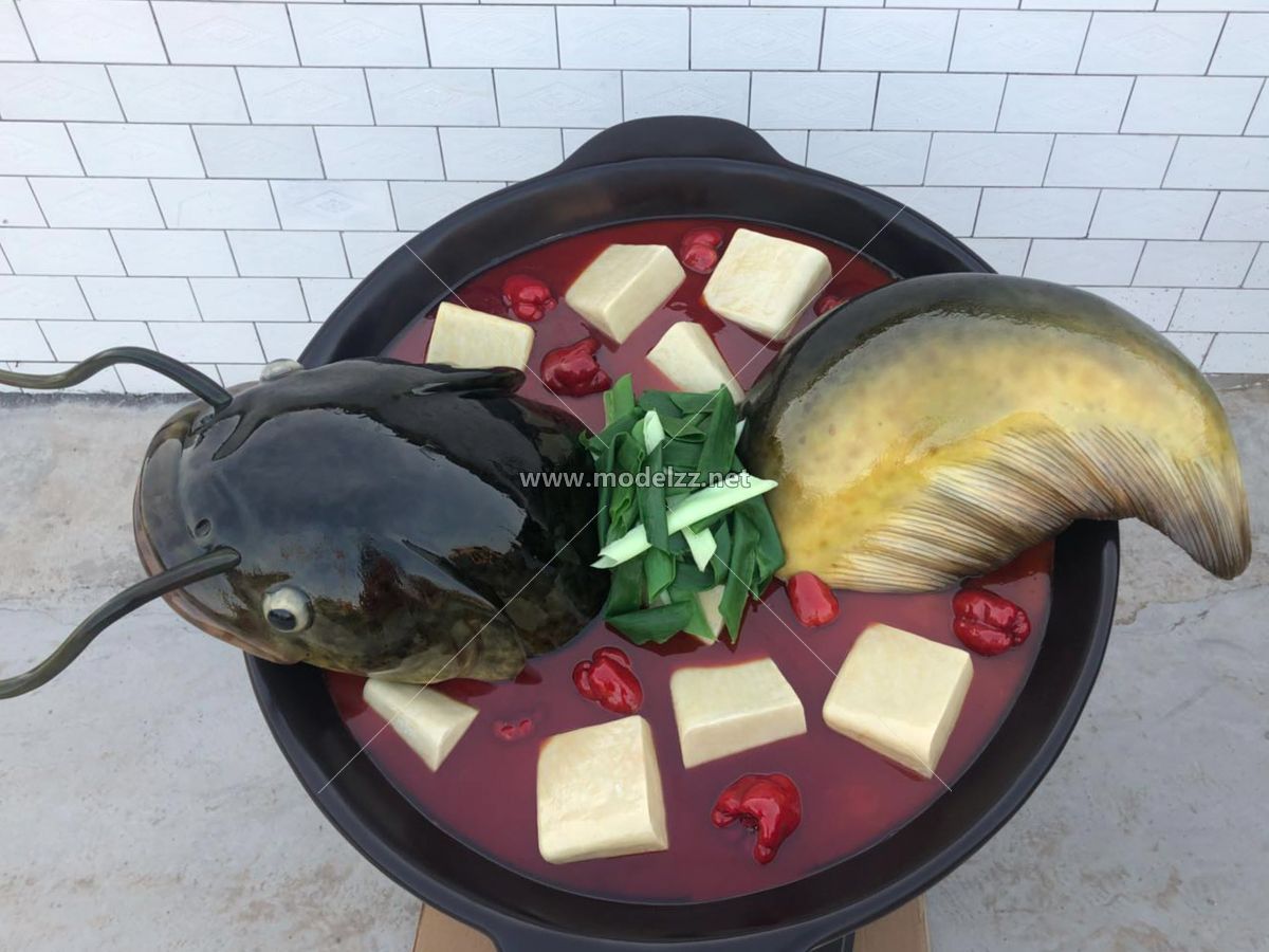 Fish Pot Imitation Food Plastic Food Models
