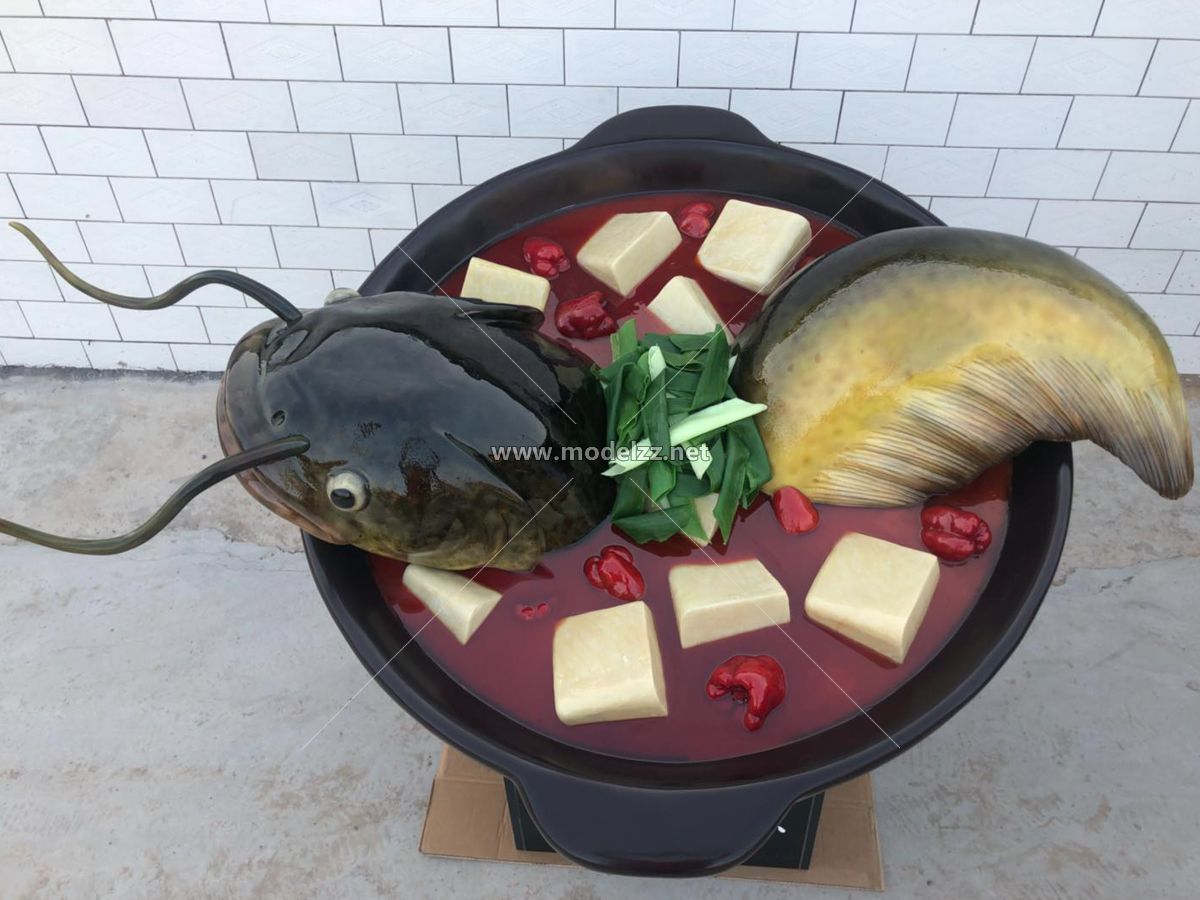 Fish Pot Imitation Food Plastic Food Models