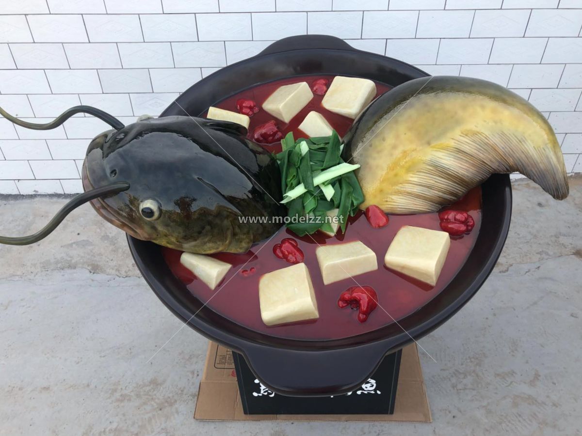 Fish Pot Imitation Food Plastic Food Models