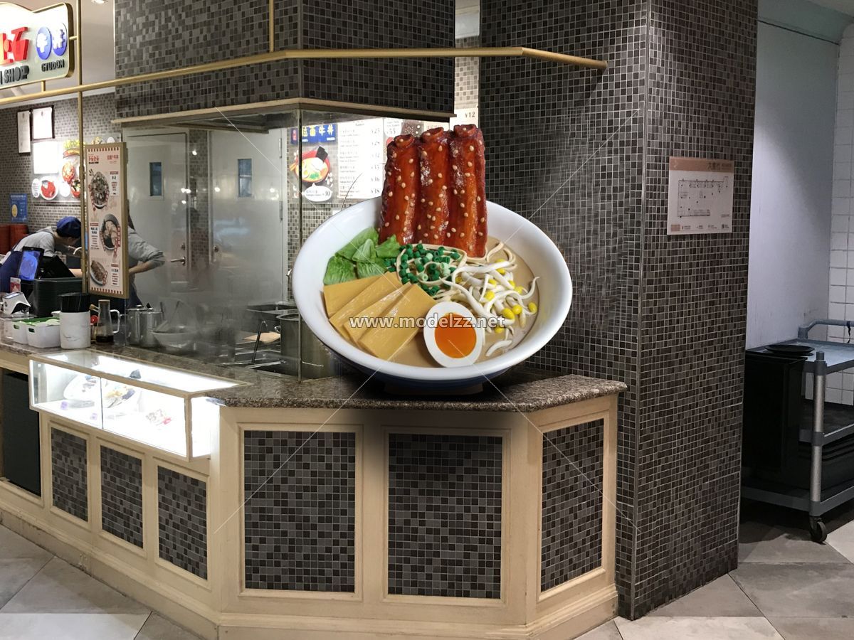 Pork Noodle Custom Plastic Food Models
