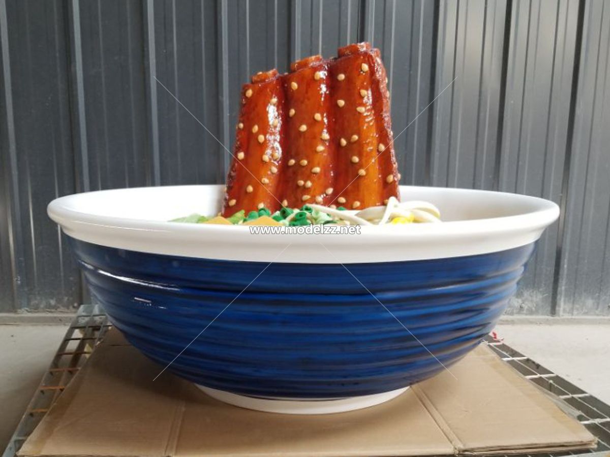 Pork Noodle Custom Plastic Food Models