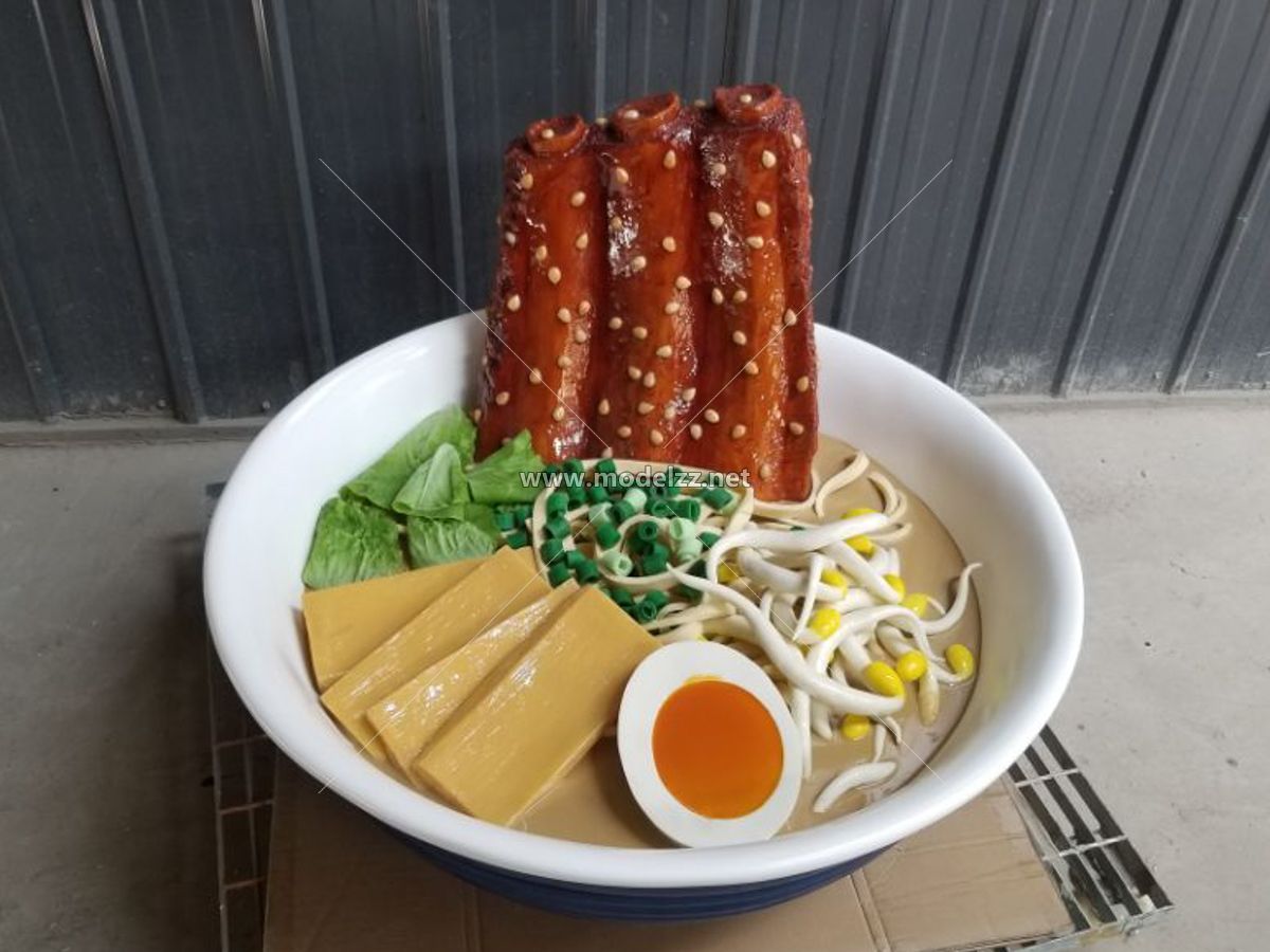 Pork Noodle Custom Plastic Food Models