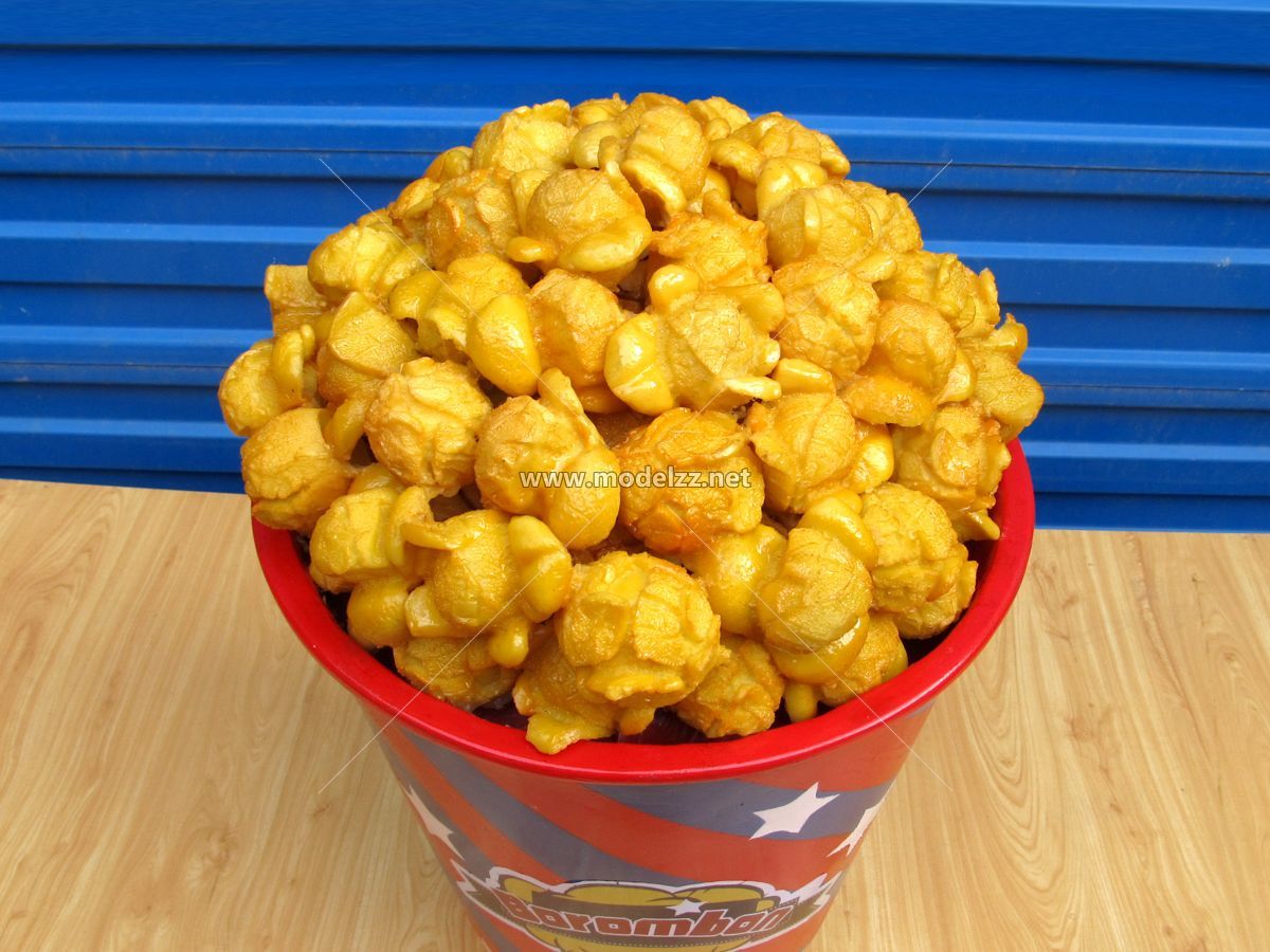 Creative Popcorn Resin Art For Movie Theather