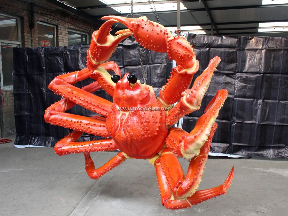 Giant King Crab Seafood Resin Art Sculptrue