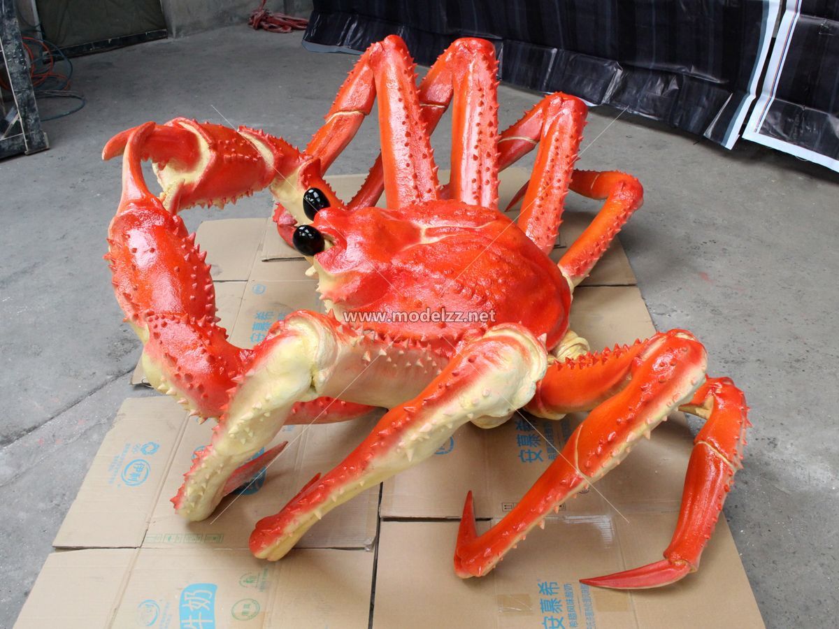 Giant King Crab Seafood Resin Art Sculptrue