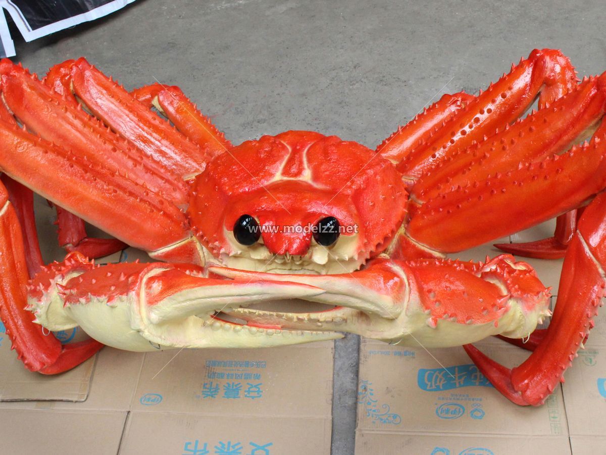 Giant King Crab Seafood Resin Art Sculptrue