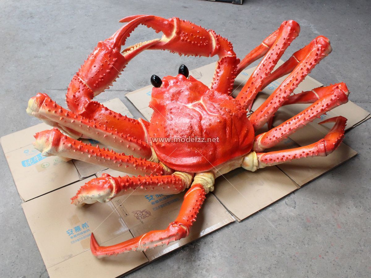 Giant King Crab Seafood Resin Art Sculptrue