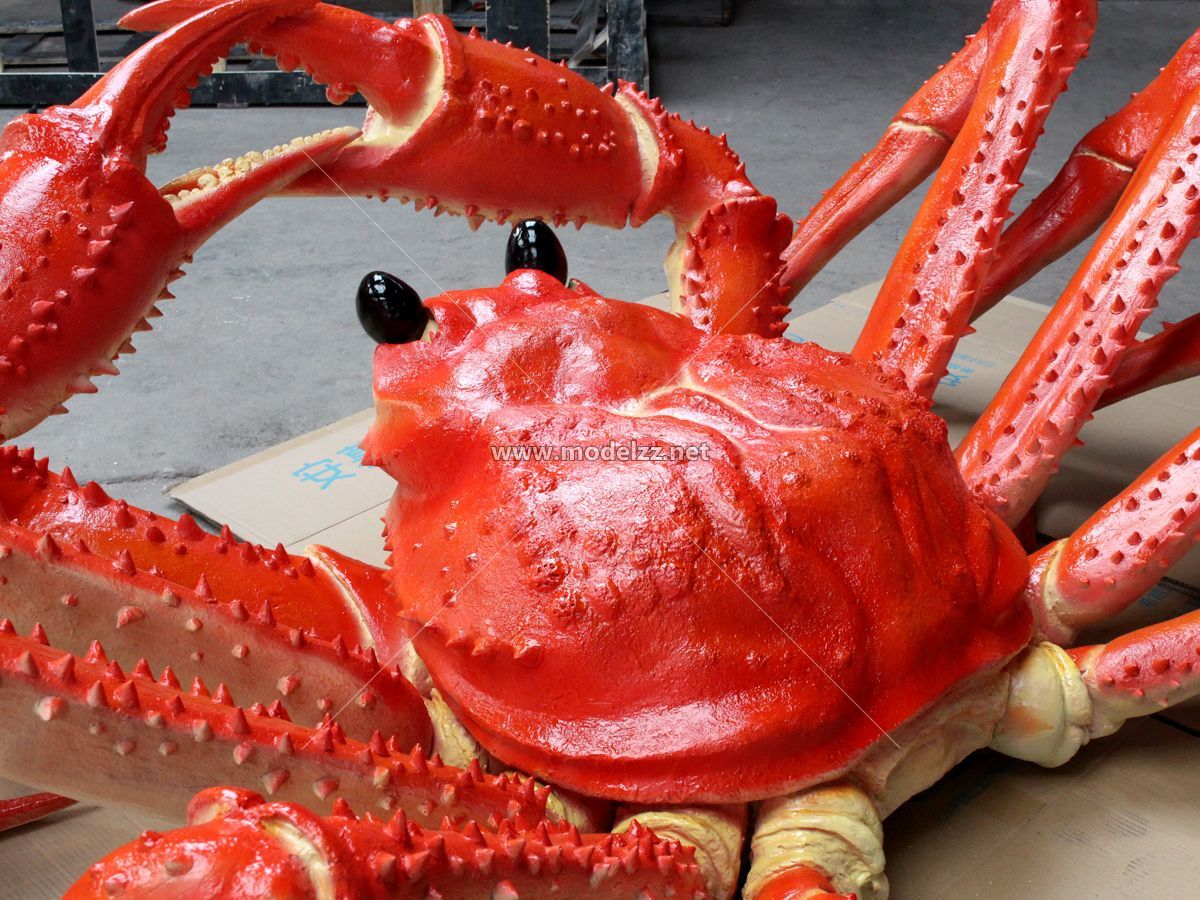 Giant King Crab Seafood Resin Art Sculptrue