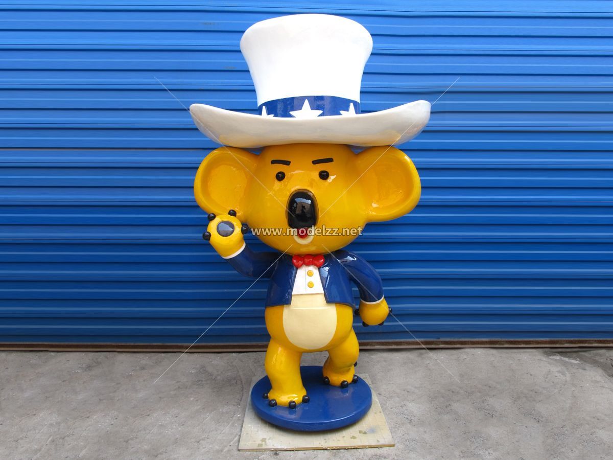 Cartoon Brown Bear Life size statues