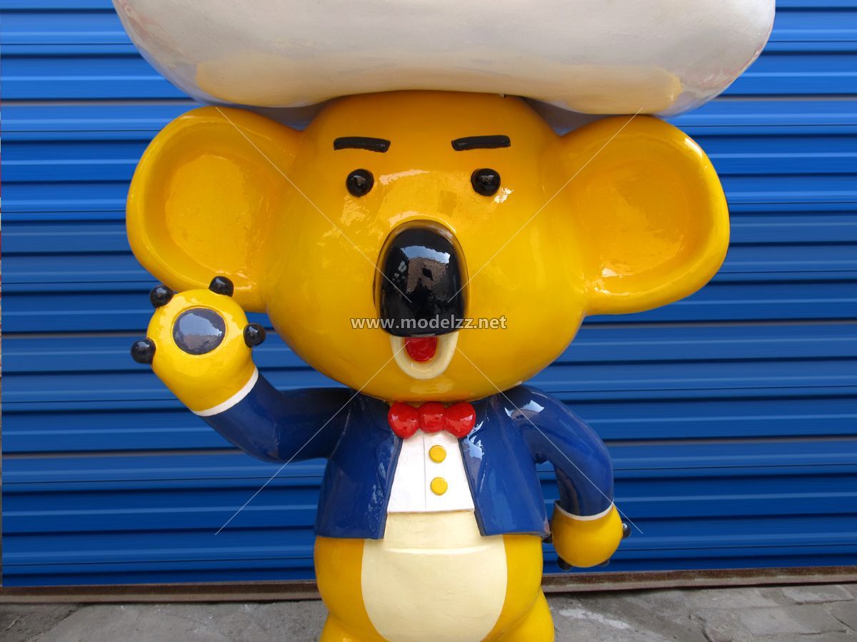 Cartoon Brown Bear Life size statues