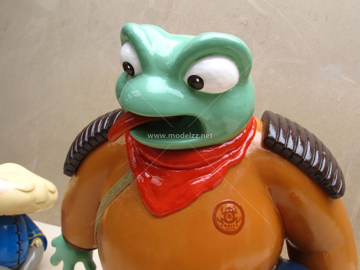 Cartoon Frog Animal Sculpture