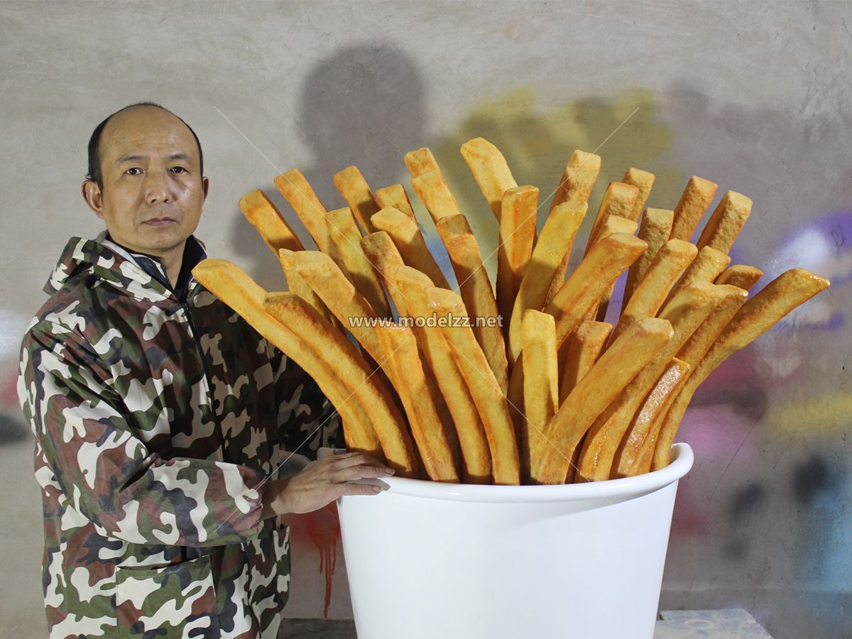 Fried Fries Imitation Snacks Plastic Food Models