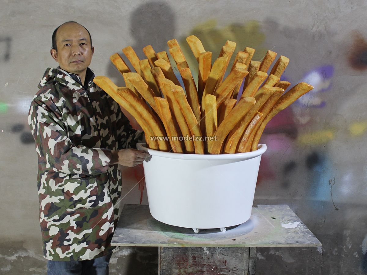 Fried Fries Imitation Snacks Plastic Food Models