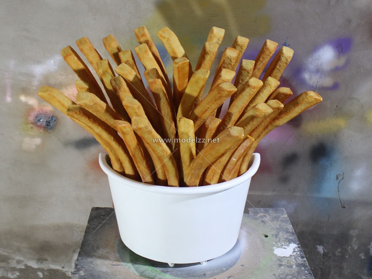 Fried Fries Imitation Snacks Plastic Food Models