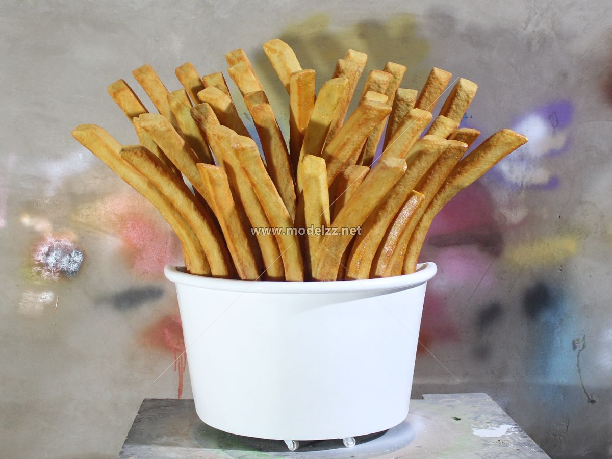 Fried Fries Imitation Snacks Plastic Food Models