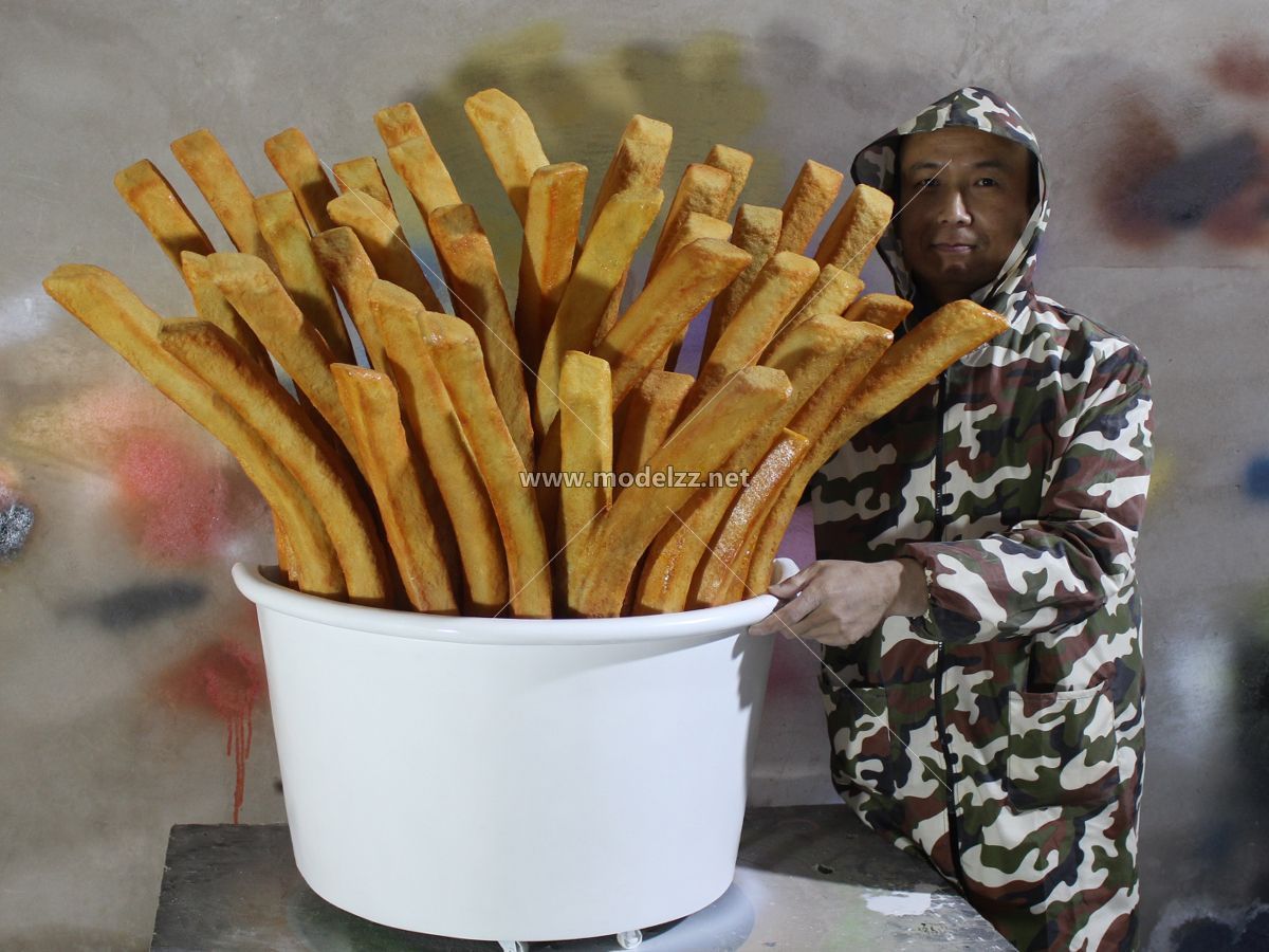 Fried Fries Imitation Snacks Plastic Food Models