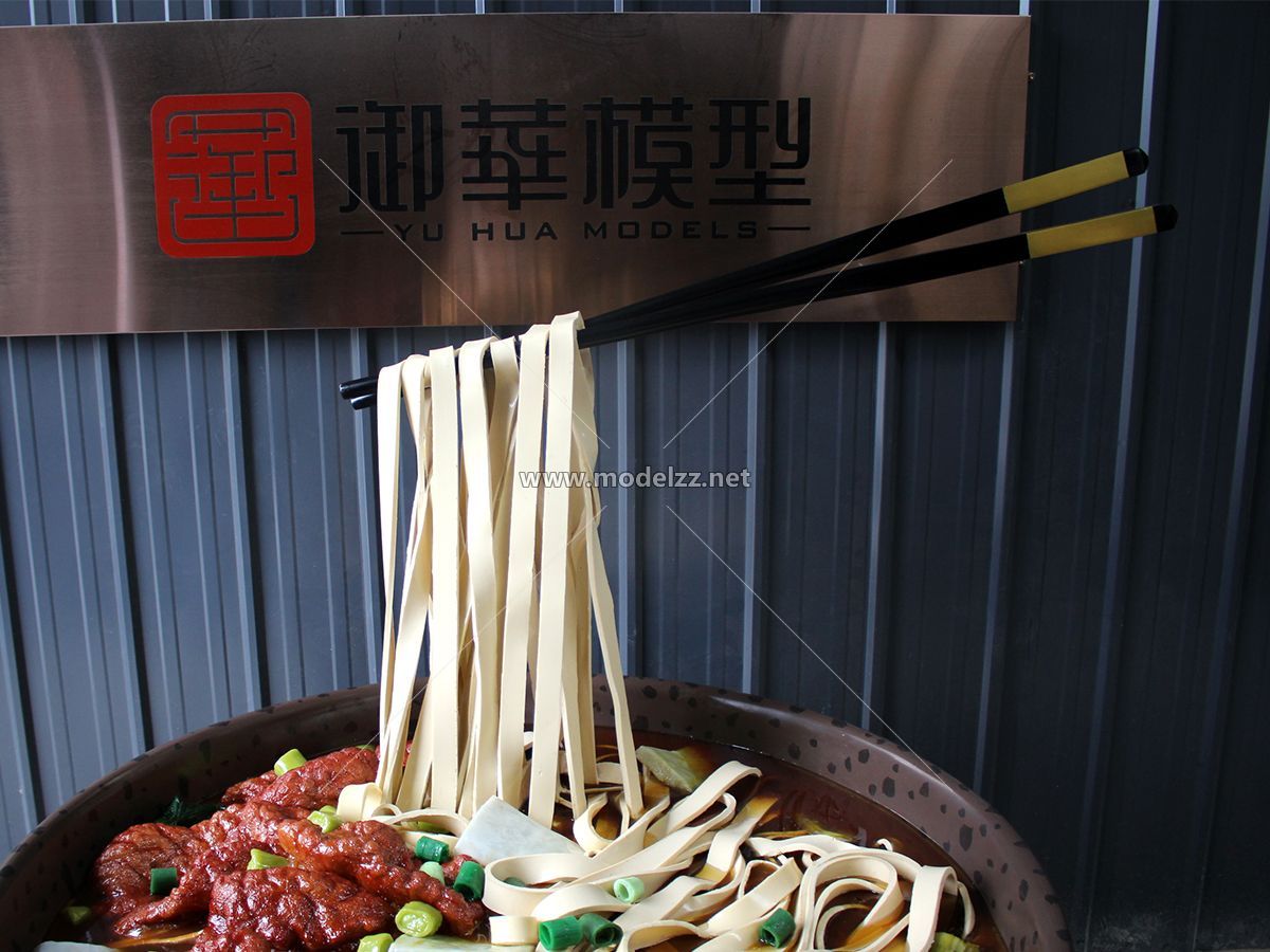 Big Bowl Beef Noodle Plastic Food Models