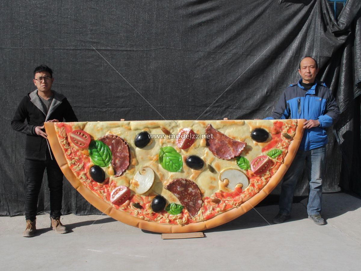 Half Pizza Plastic Food Models For Diner