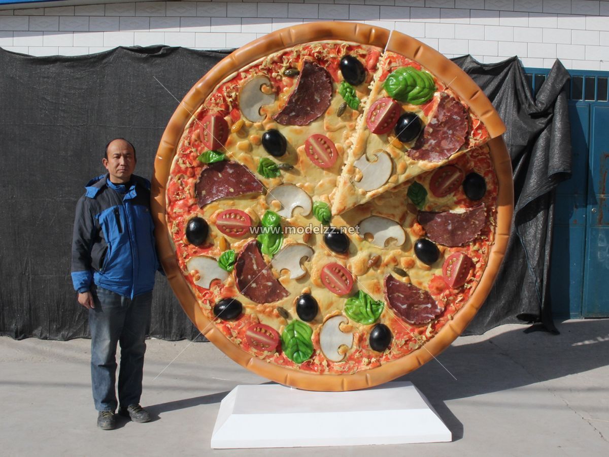 Pizza Model For Restaurant Plastic Food Models 