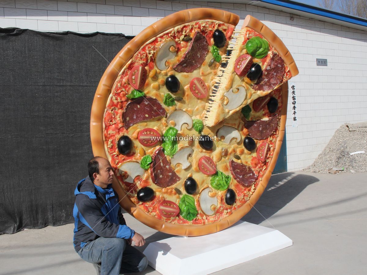 Pizza Model For Restaurant Plastic Food Models 