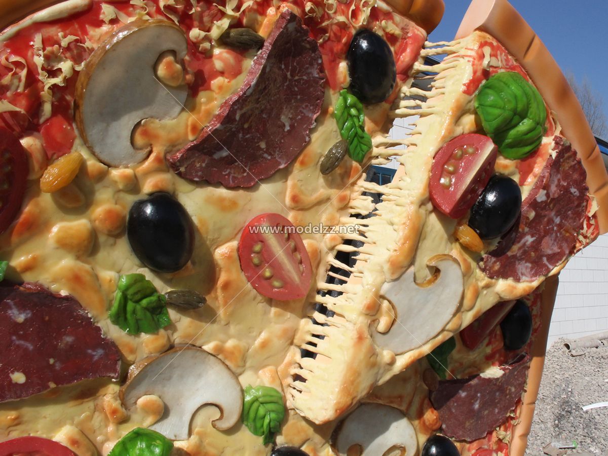 Pizza Model For Restaurant Plastic Food Models 