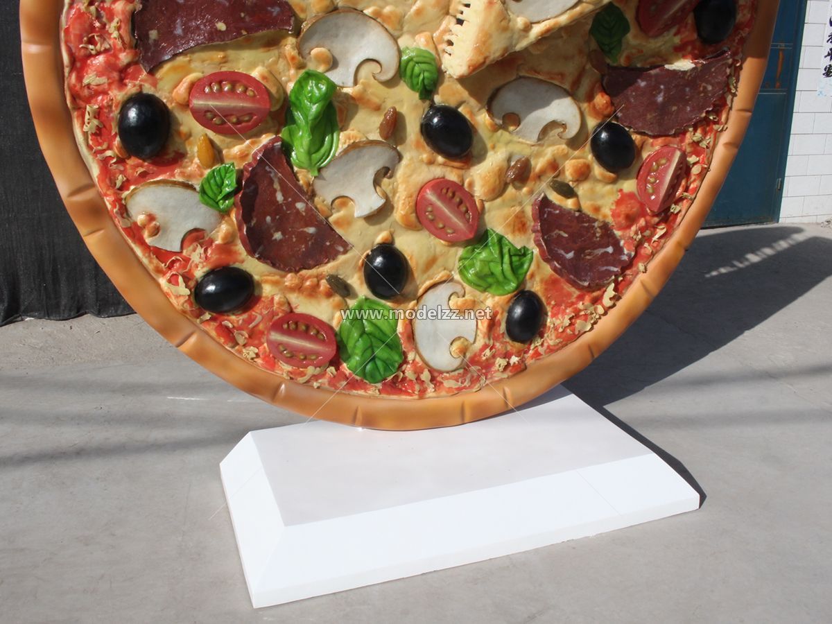 Pizza Model For Restaurant Plastic Food Models 