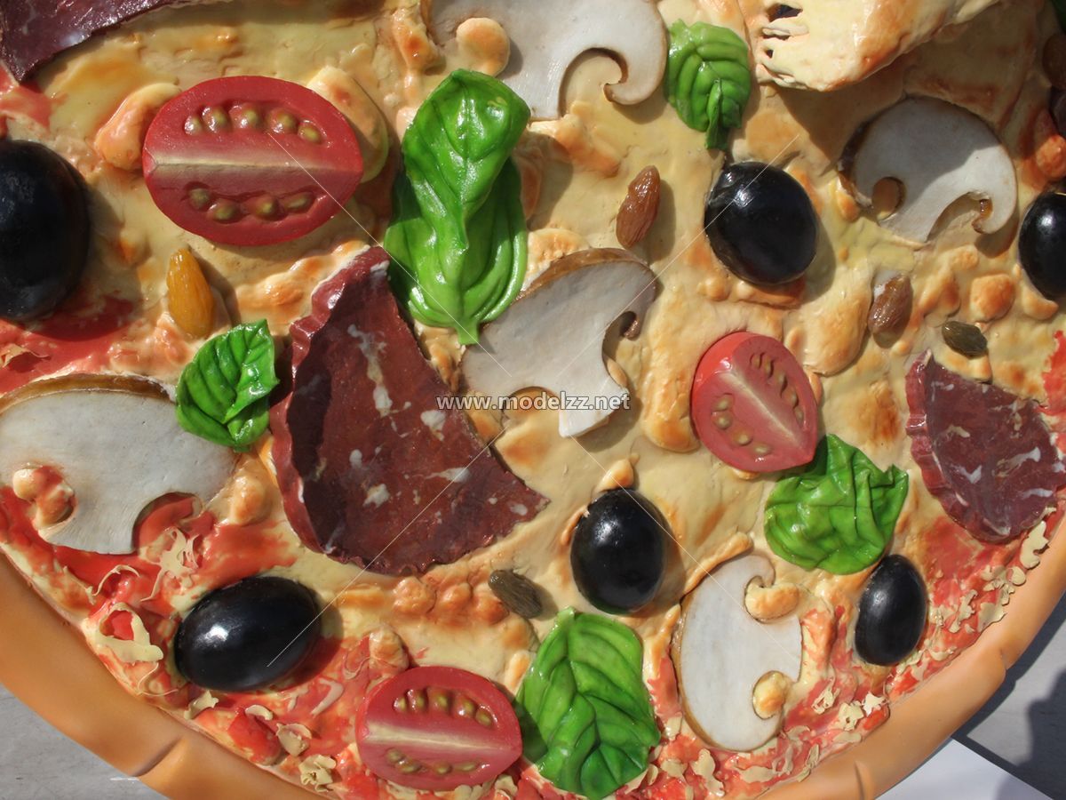 Pizza Model For Restaurant Plastic Food Models 
