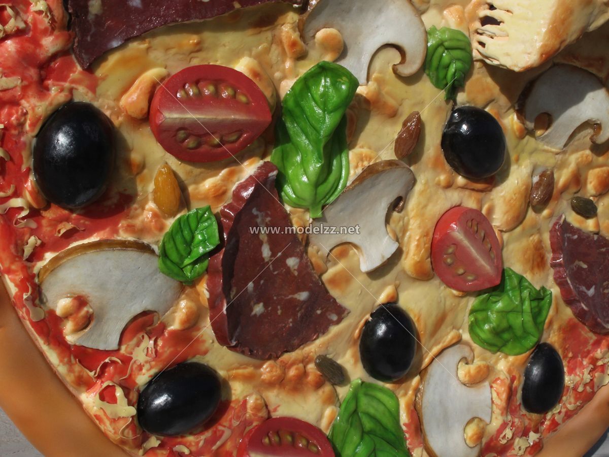 Pizza Model For Restaurant Plastic Food Models 
