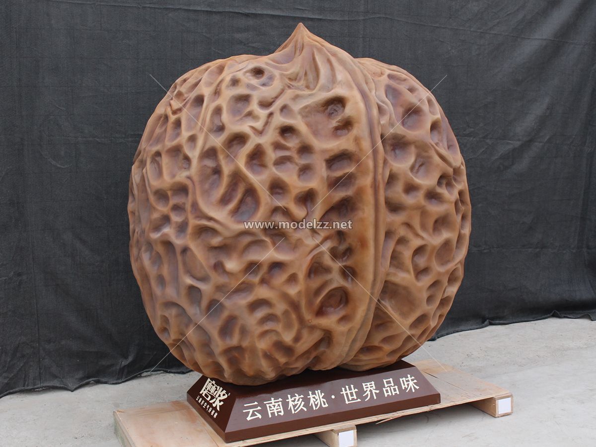 1.5M Giant Walnut Snack Shop Resin Art