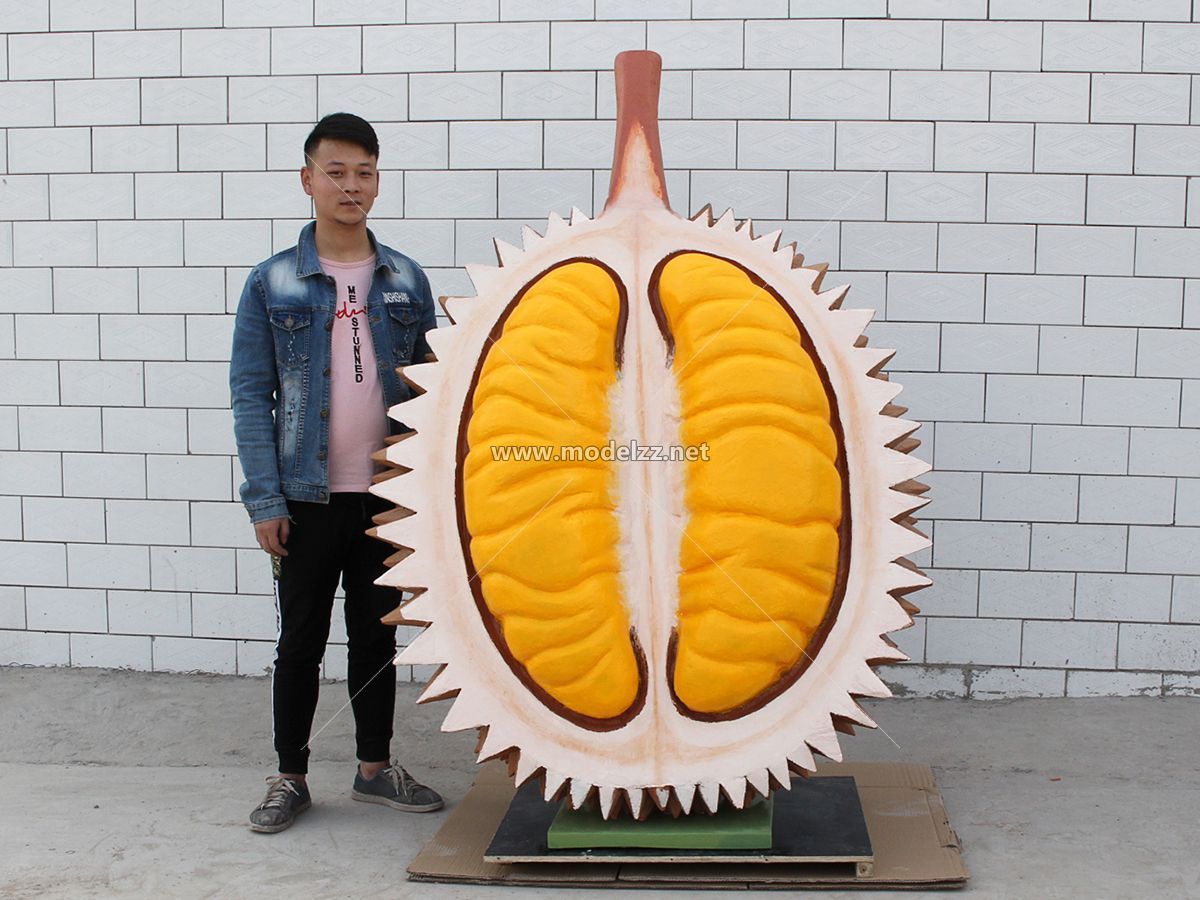 1.6m Fruit Durian Resin Art Shopping Mall Display