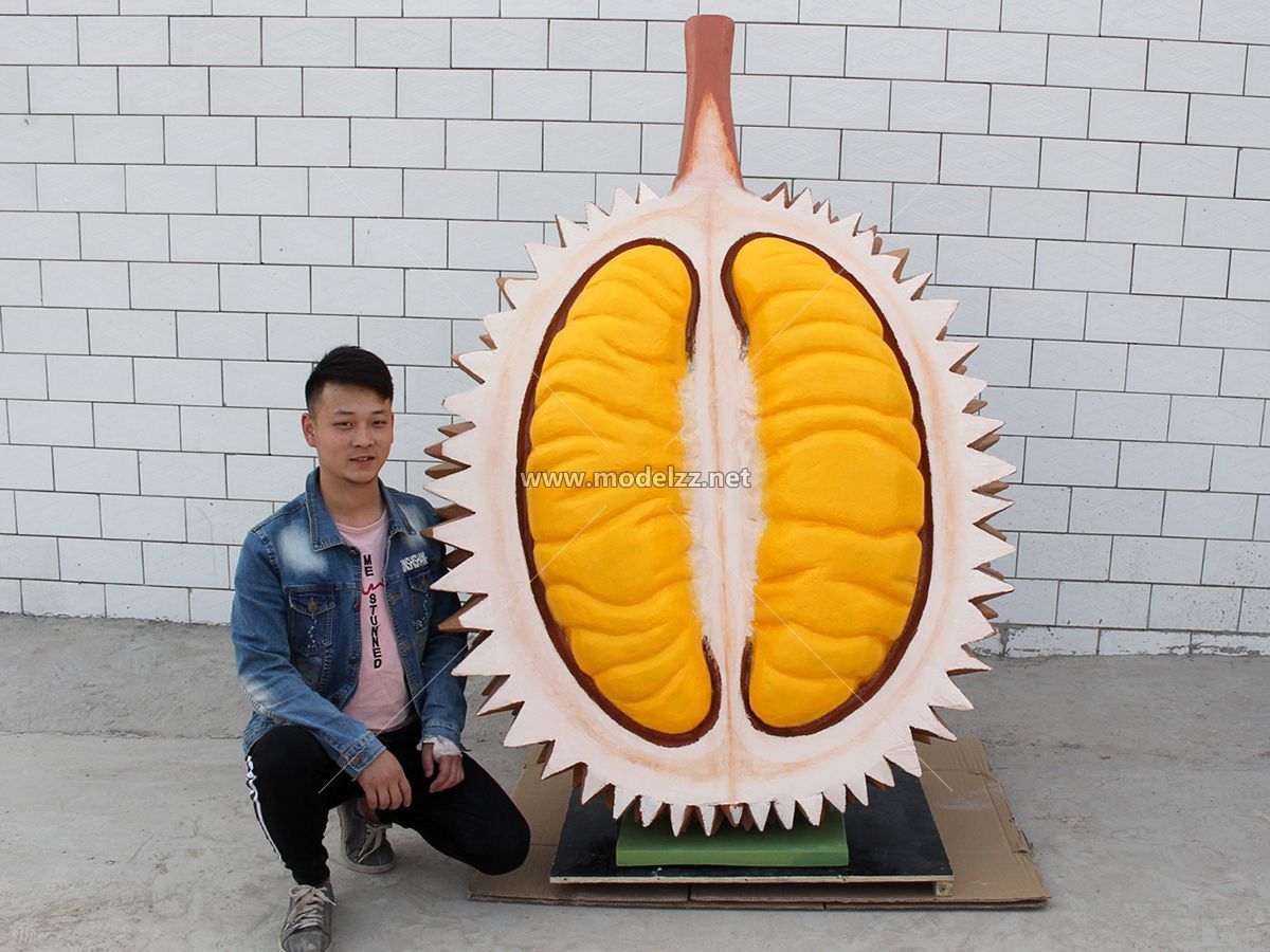 1.6m Fruit Durian Resin Art Shopping Mall Display