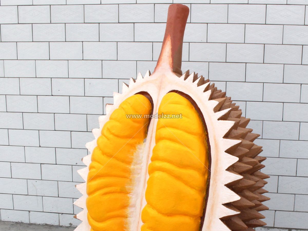 1.6m Fruit Durian Resin Art Shopping Mall Display